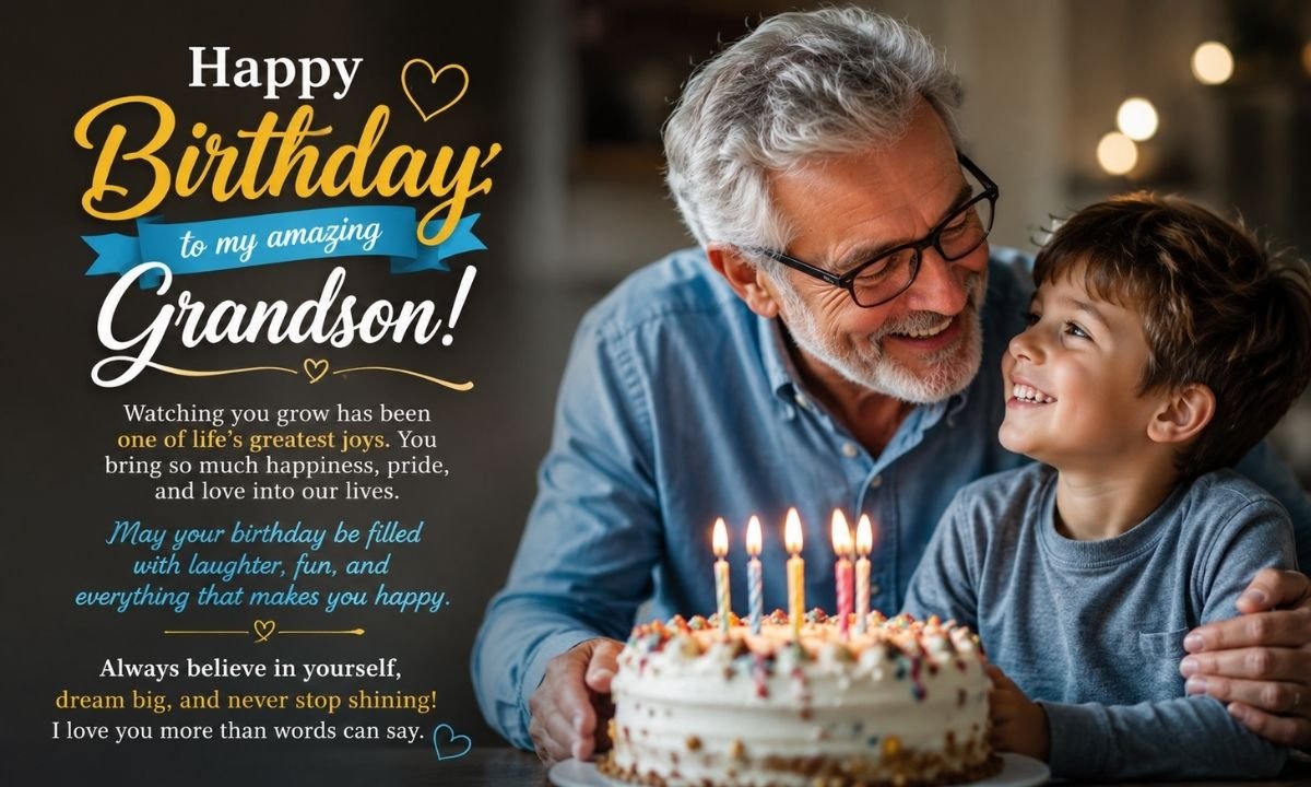 100+ Birthday Wishes for Grandson: Unique & Sweet Ideas
