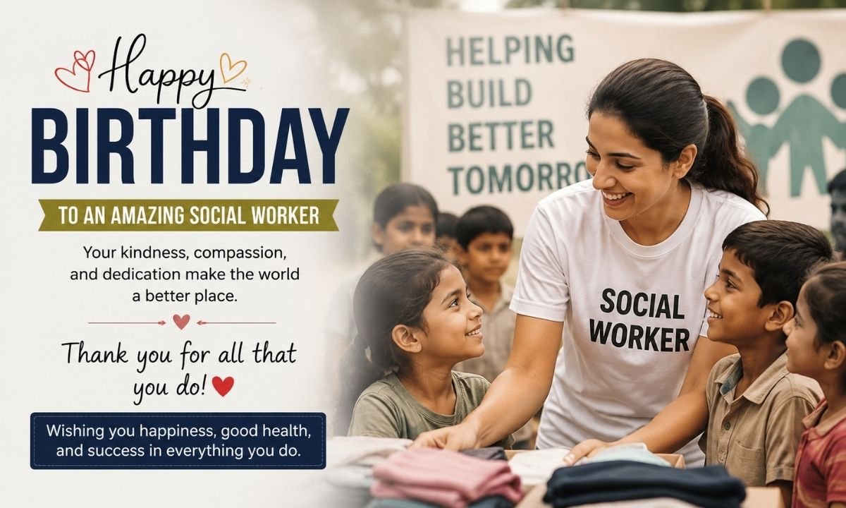 100+ Birthday Wishes for Social Worker & Inspiring Messages