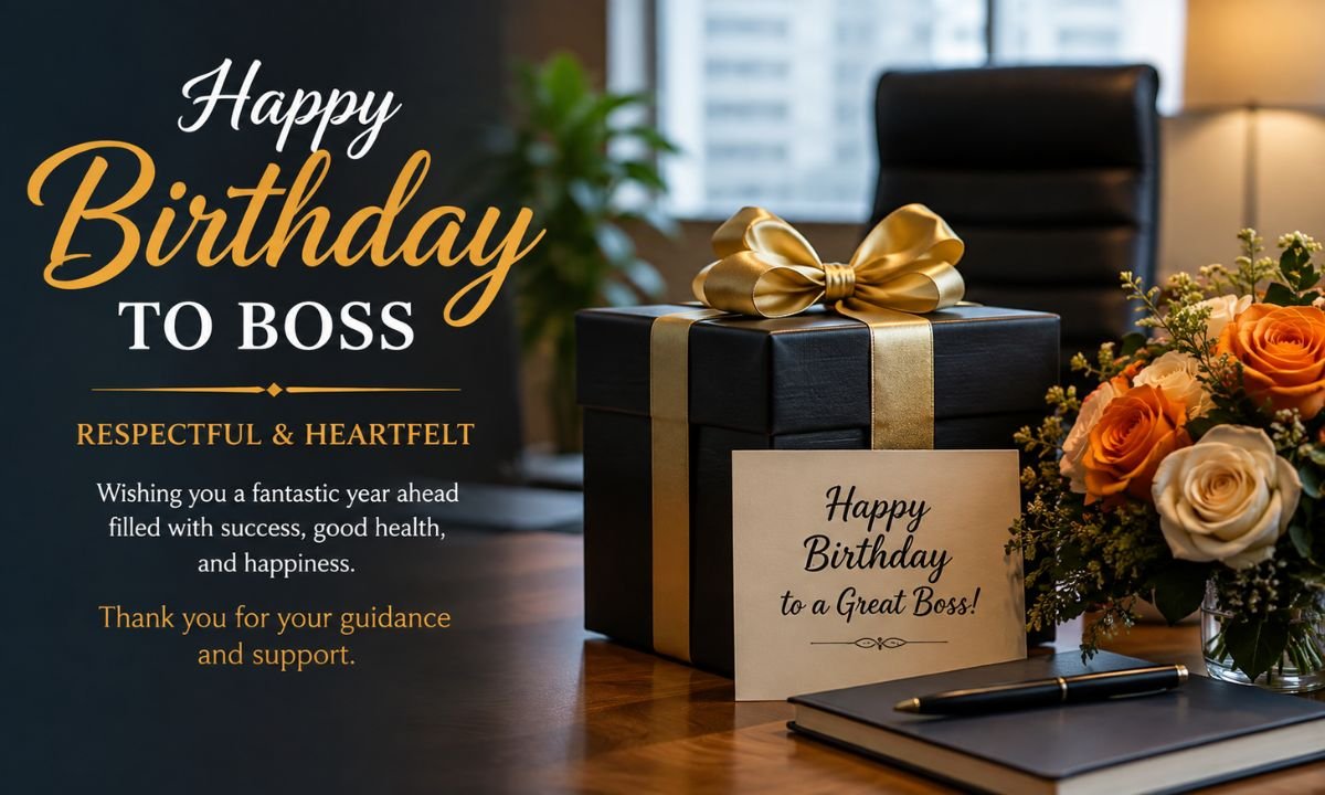 140+ Happy Birthday Wishes to Boss: Respectful & Heartfelt