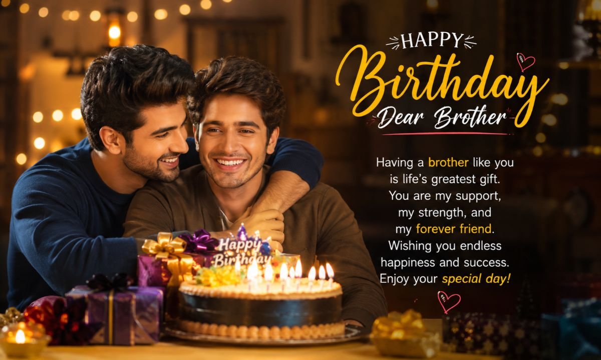 150+ New Birthday Wishes for Brother: Sweet & Heartfelt