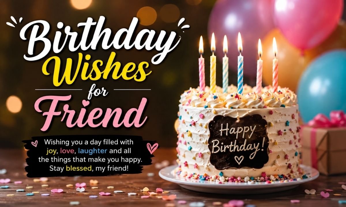 150+ Birthday Wishes for Friend: Heartfelt & Funny Messages