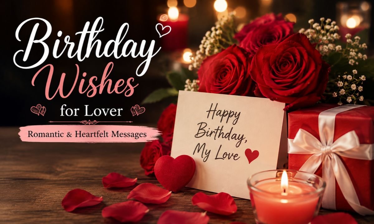 150+ Birthday Wishes for Lover: Cute, Romantic & Heartfelt