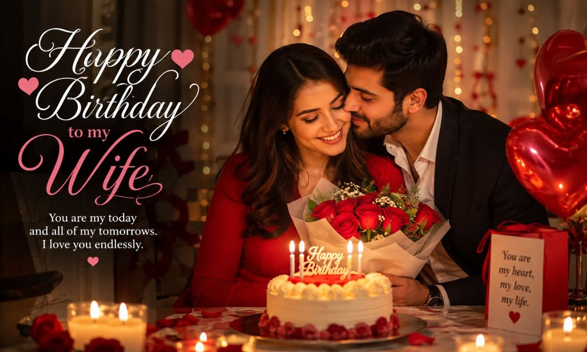 150+ Birthday Wishes for Wife: Cute & Sweet Messages