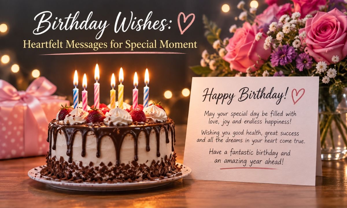 200+ Birthday Wishes: Heartfelt Messages for Special Moment