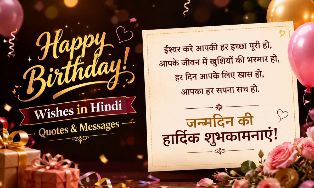 250+ Happy Birthday Wishes in Hindi – Quotes & Messages 