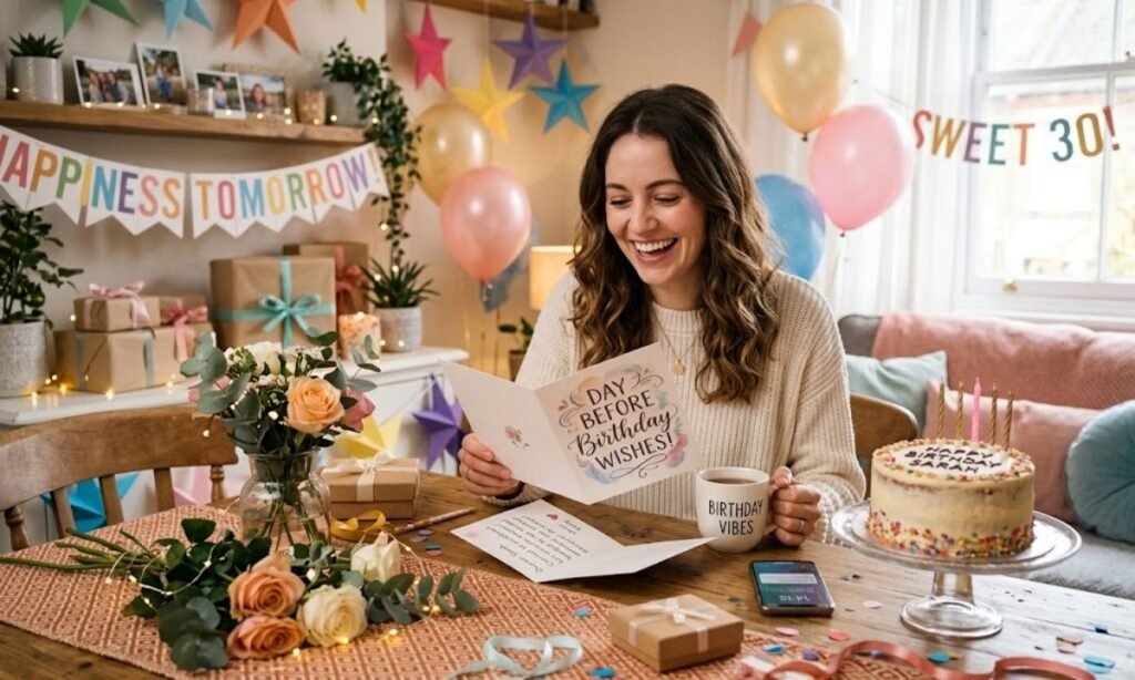A Day Before Birthday Wishes