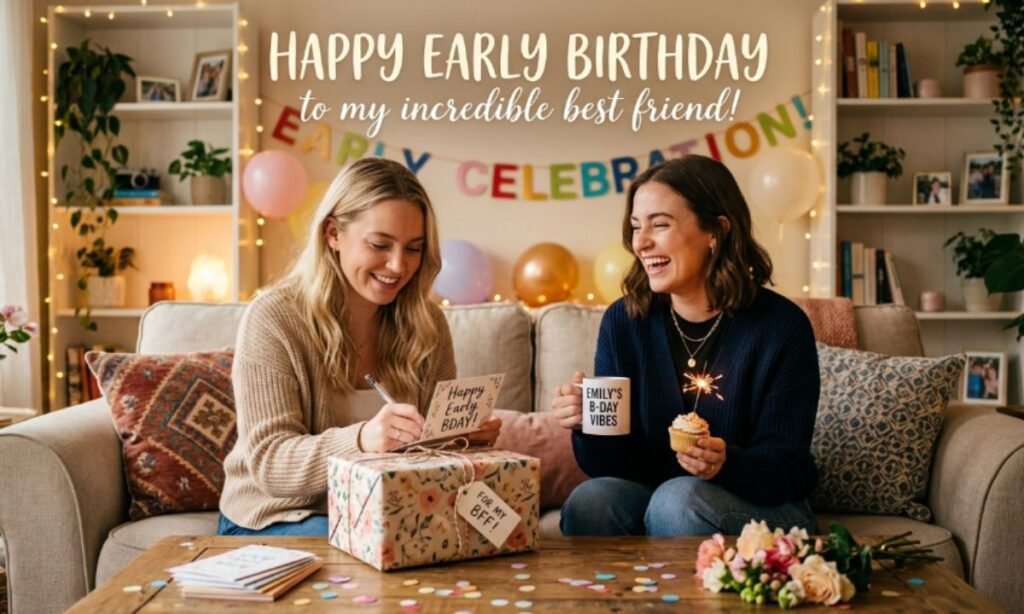 Advance Birthday Wishes For Best Friend