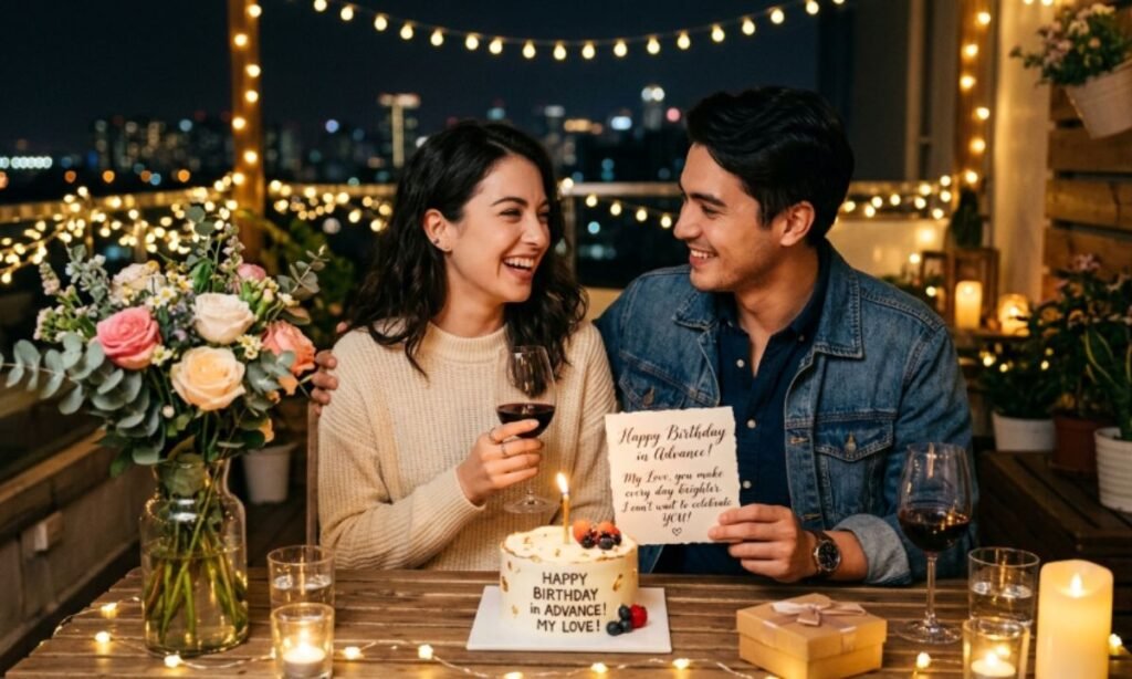 Advance Birthday Wishes for Girlfriend Romantic