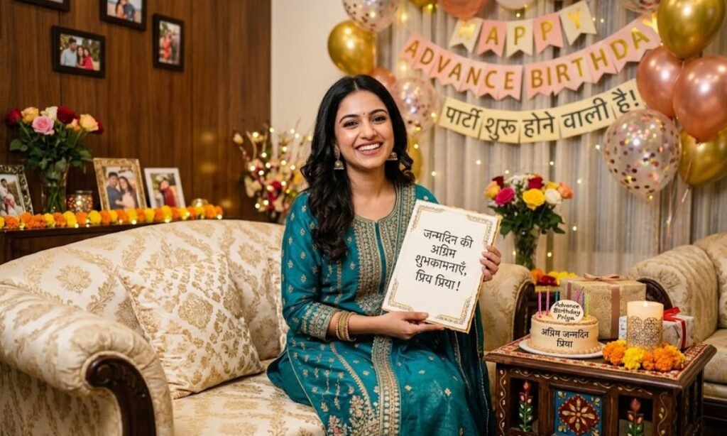 Advance Birthday Wishes in Hindi