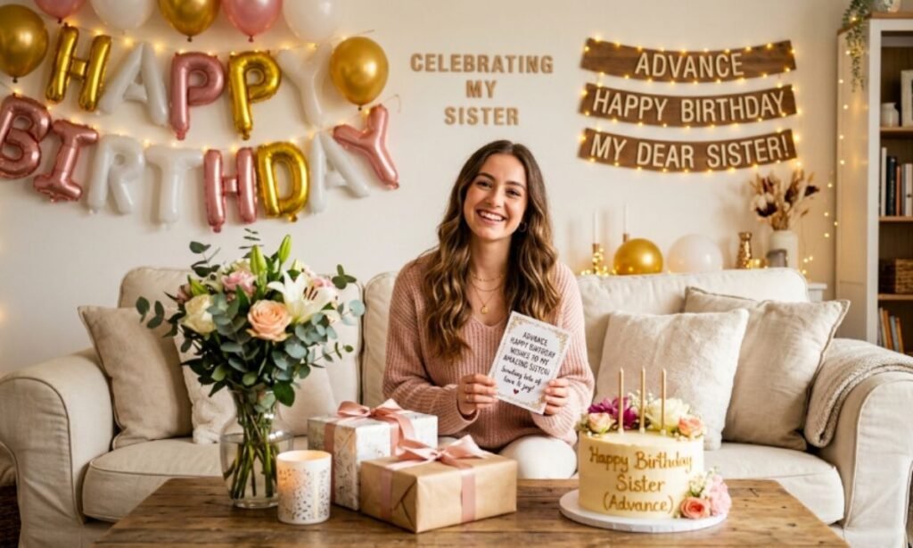 Advance Happy Birthday Wishes For Sister