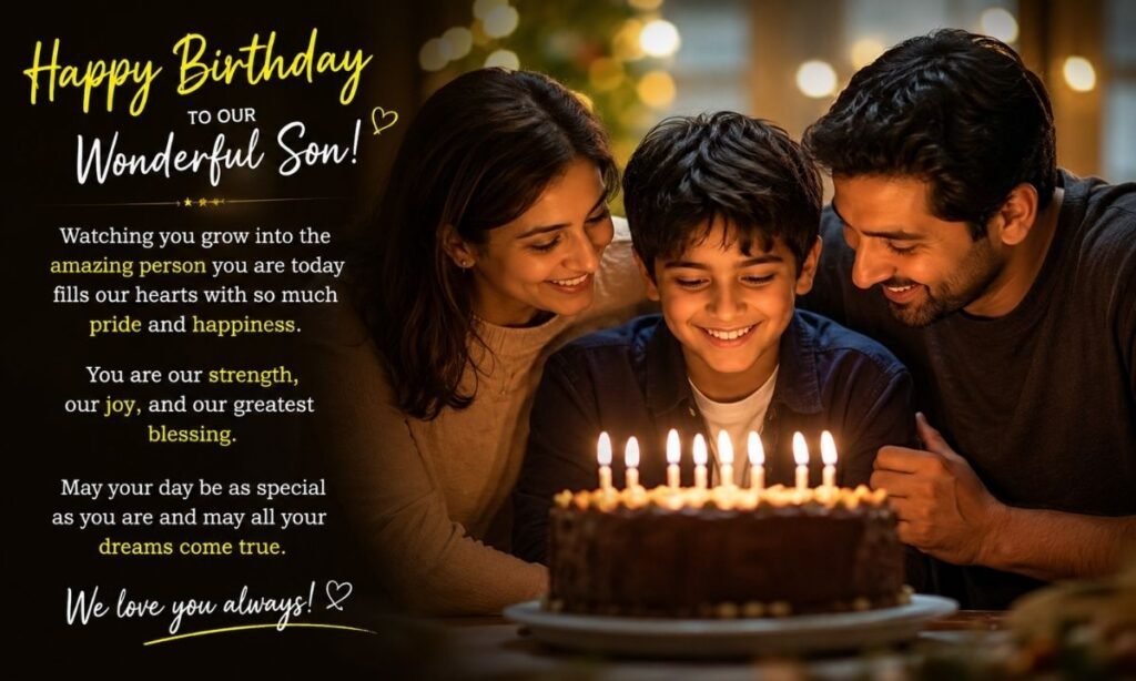 Birthday Wishes from Parents