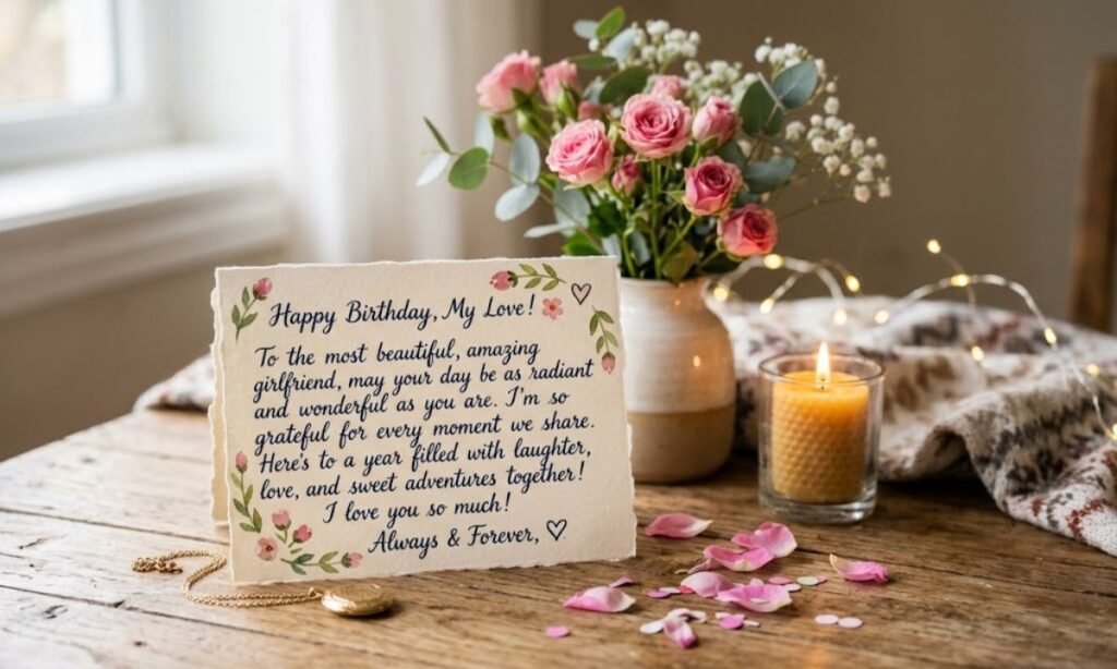 Cute Birthday Messages for GF