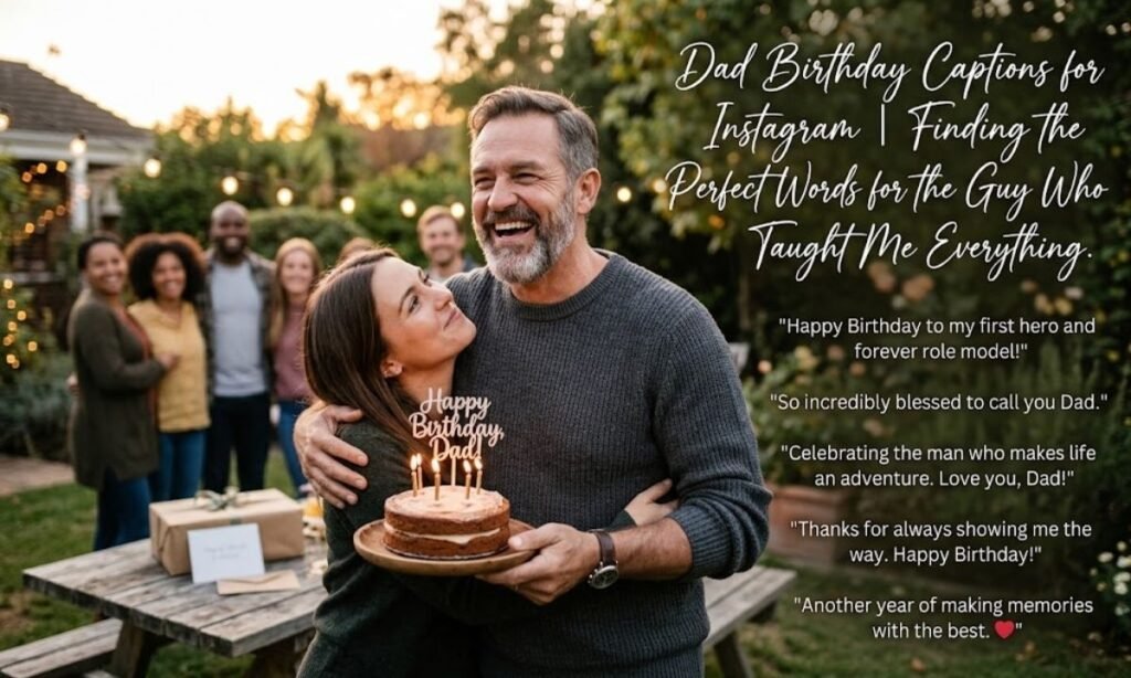 Dad Birthday Captions for Instagram