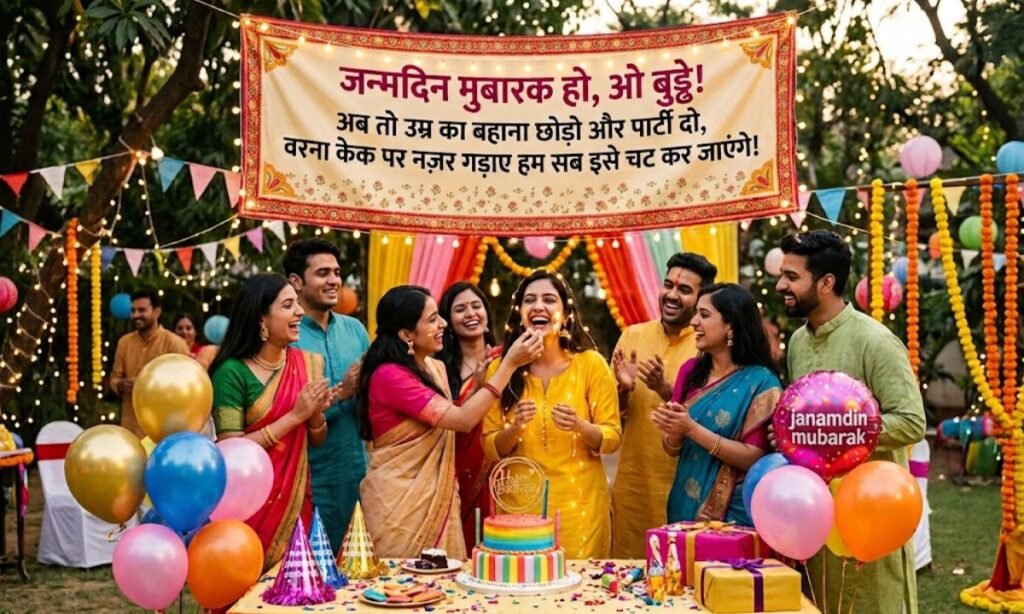 Funny Happy Birthday Wishes in Hindi