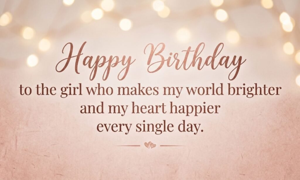 Happy Birthday Quotes for GF