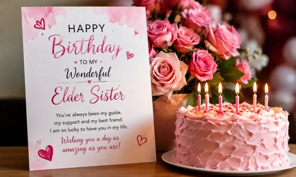 Happy Birthday Wishes For Elder Sister