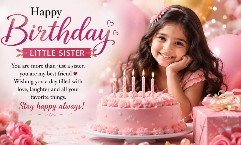Happy Birthday Wishes For Little Sister