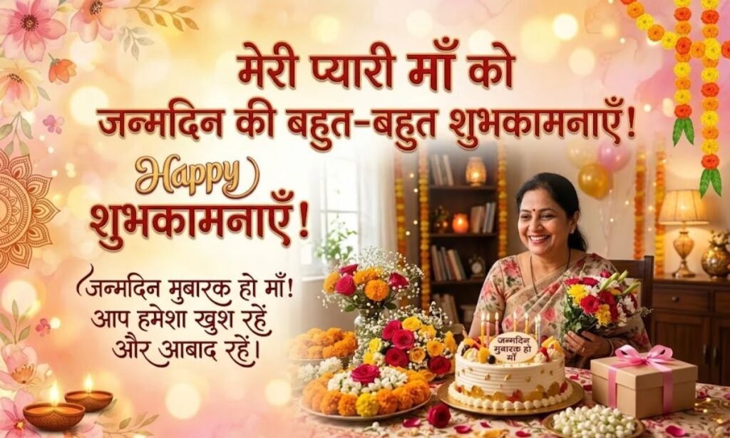 Happy Birthday Wishes For Mom In Hindi