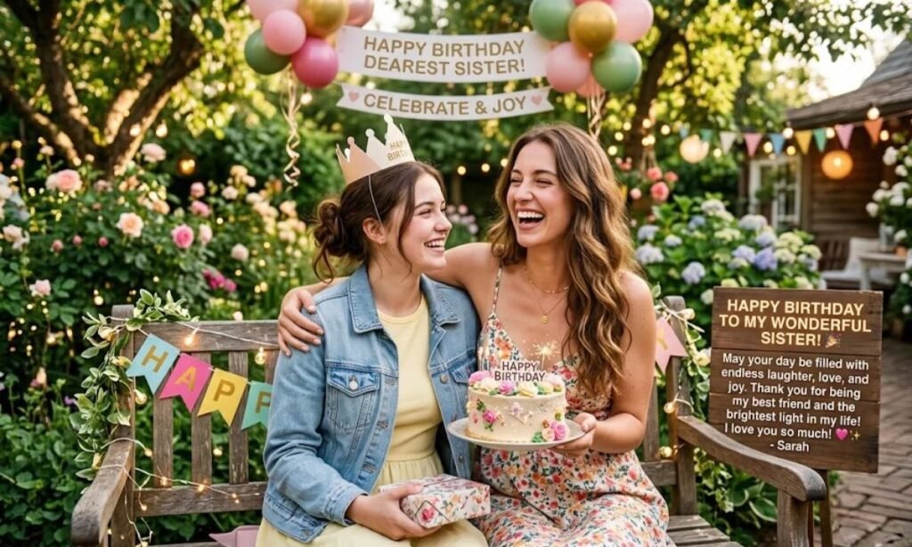Happy Birthday Wishes For Sister In English