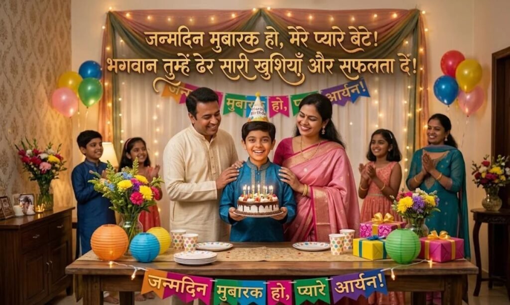 Happy Birthday Wishes For Son In Hindi