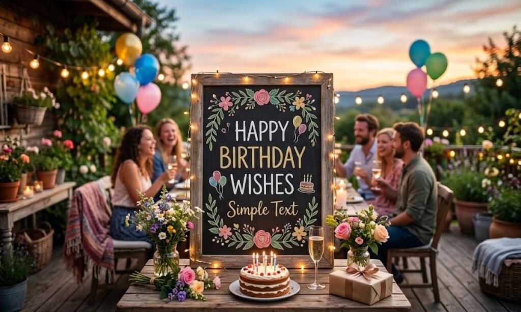 Happy Birthday Wishes Simple Text