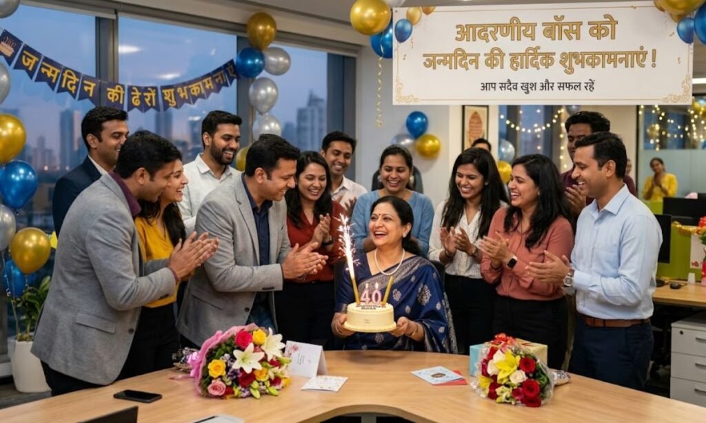 Happy Birthday Wishes To Boss In Hindi