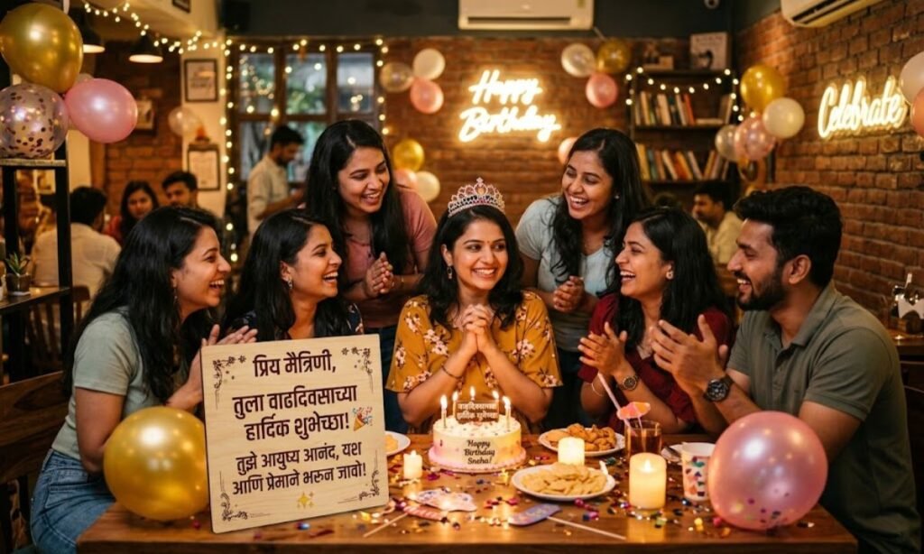 Happy Birthday Wishes for Friend in Marathi