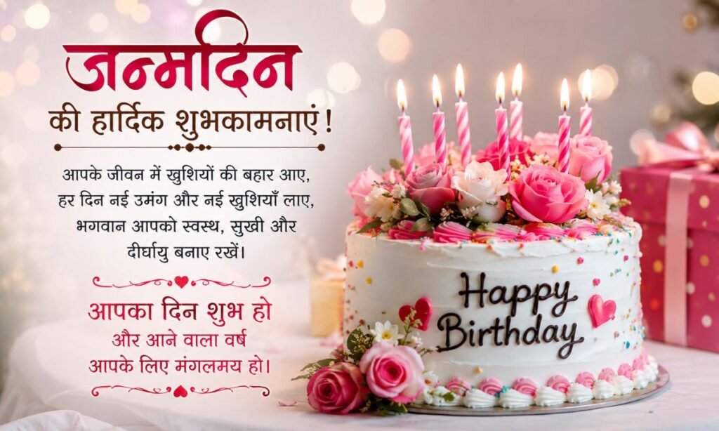 Happy Birthday Wishes in Hindi