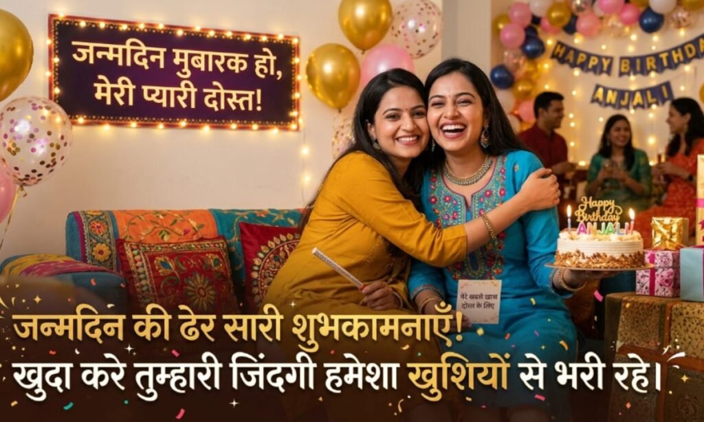 Happy Birthday Wishes in Hindi for Friend