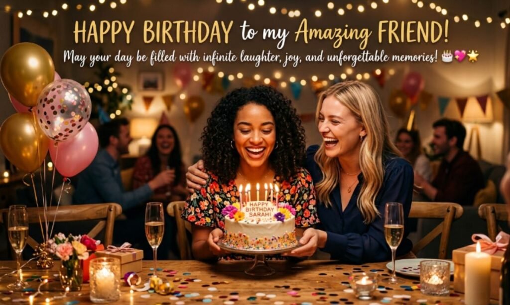 Happy birthday wishes for Friend in English