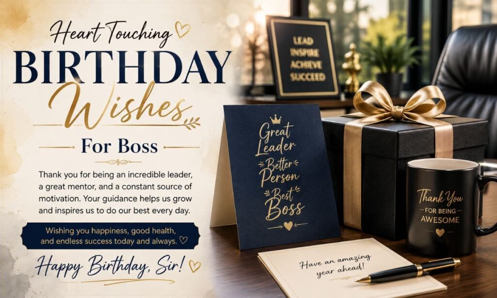 Heart Touching Birthday Wishes For Boss