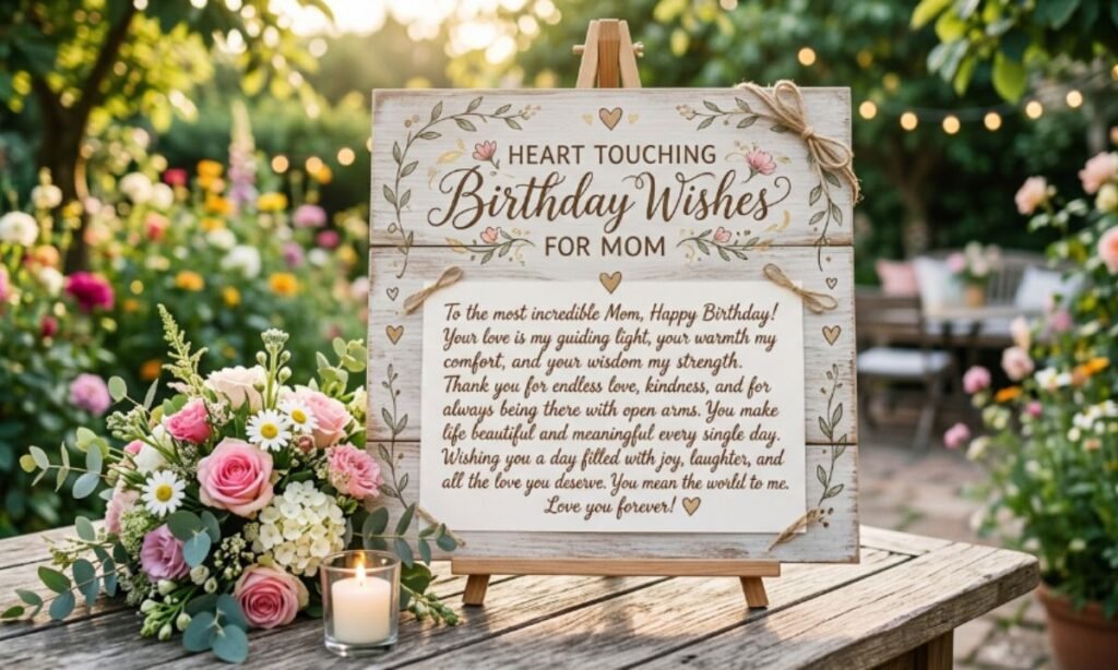 Heart Touching Birthday Wishes for Mom