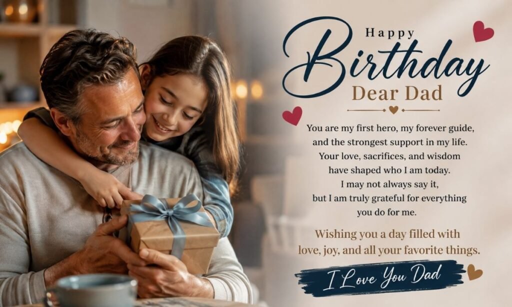 Heart Touching & Emotional Birthday Wishes for Father