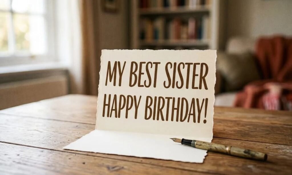 Heart touching Birthday Wishes for Sister Text