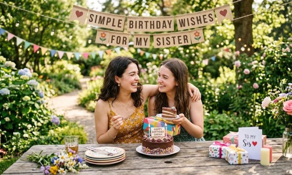 Simple Birthday Wishes for Sister