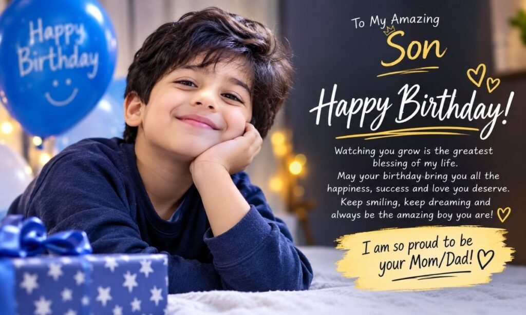 WhatsApp Status for My Son Birthday