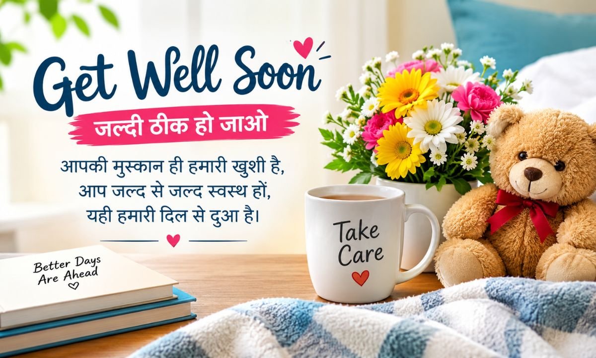 100+ Get Well Soon Messages in Hindi: दिल छू लेने वाले संदेश 