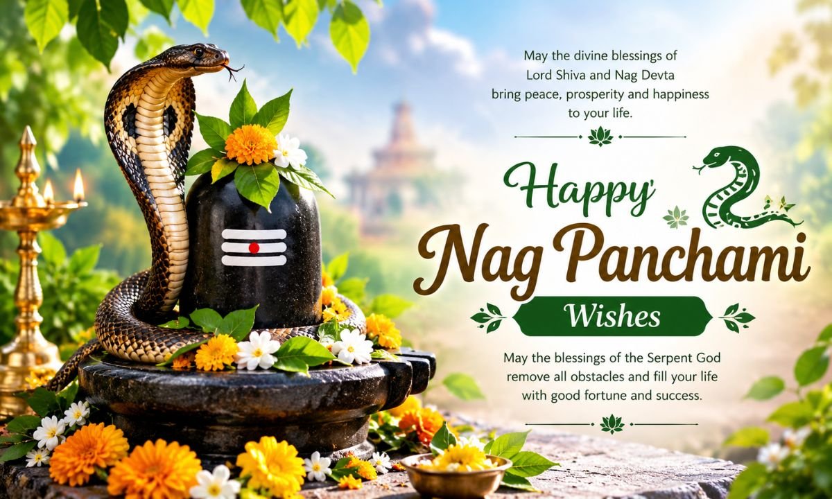 100+ Nag Panchami Wishes: Heartfelt & Blessings  🐍