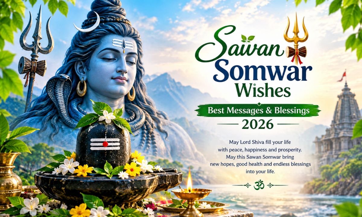 100+ Sawan Somwar Wishes: Best Messages & Blessings 2026 🔱