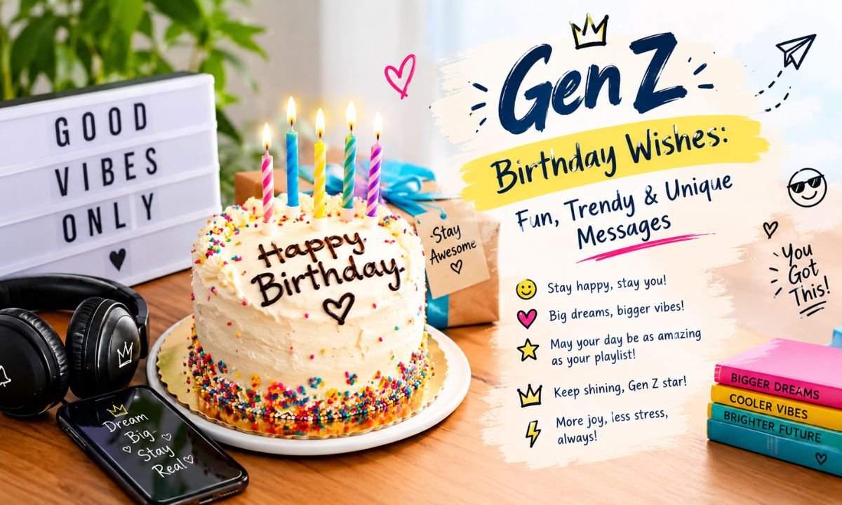 120+ Gen Z Birthday Wishes: Fun, Trendy & Unique Messages
