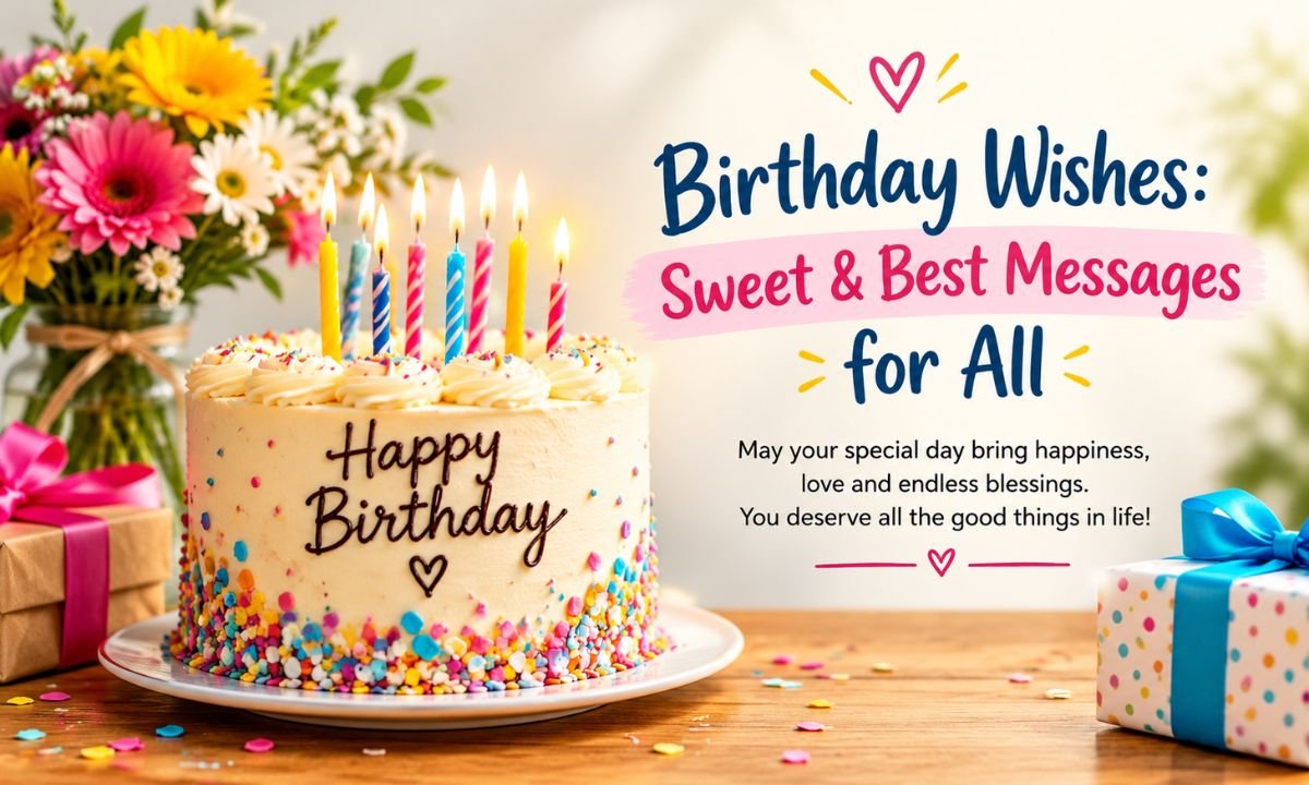 150+ B’day Wishes: Sweet & Best Messages for All