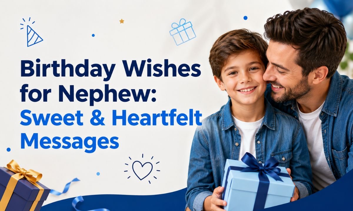 150+ Birthday Wishes for Nephew: Sweet & Heartfelt Messages