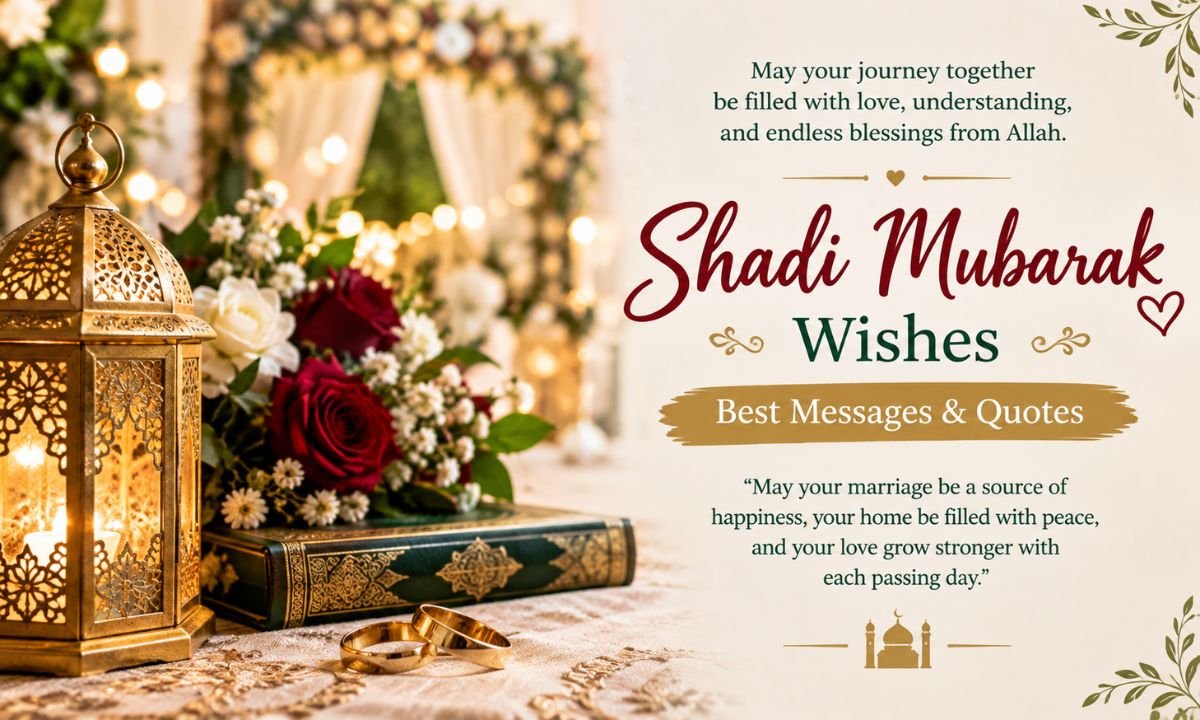 150+ Shadi Mubarak Wishes: Best Messages & Quotes