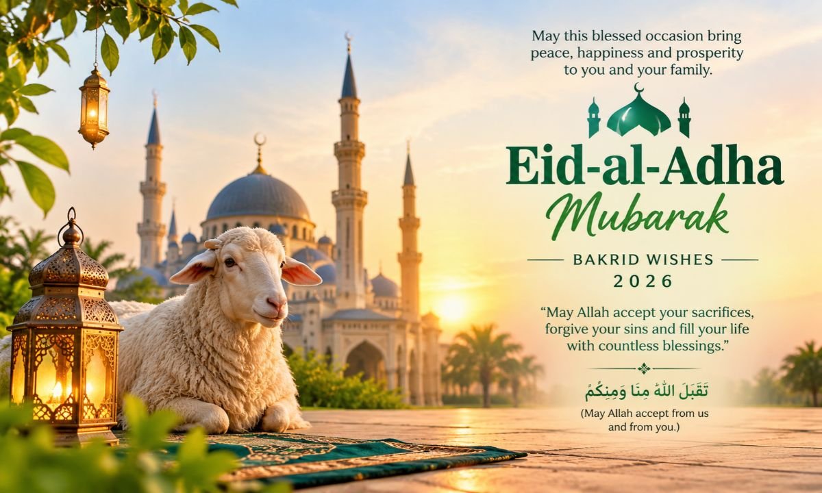200+ Best Bakrid / Eid-al-Adha Wishes (2026) / Quotes & Duas🕌🐑