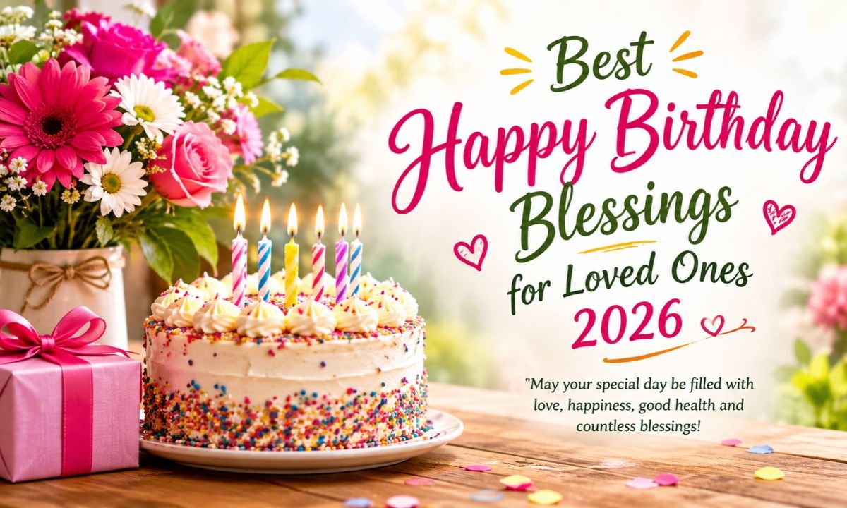 350+ Best Happy Birthday Blessings for Loved Ones 2026 🎂 💖