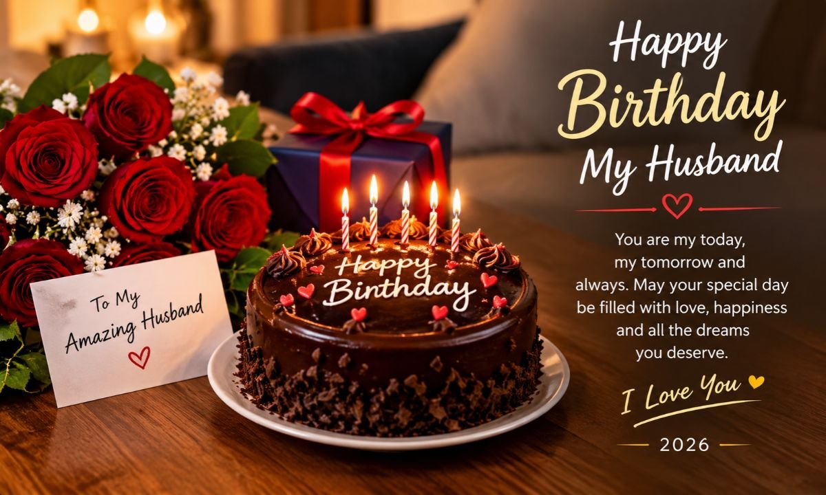 400+ Best Romantic Birthday Wishes for My Husband 2026 💕🎂