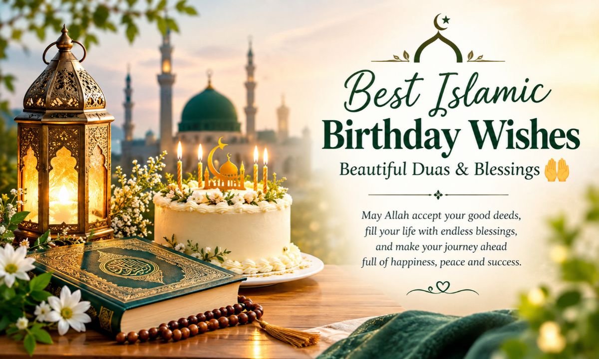 450+ Best Islamic Birthday Wishes: Beautiful Duas & Blessings 🤲🎂