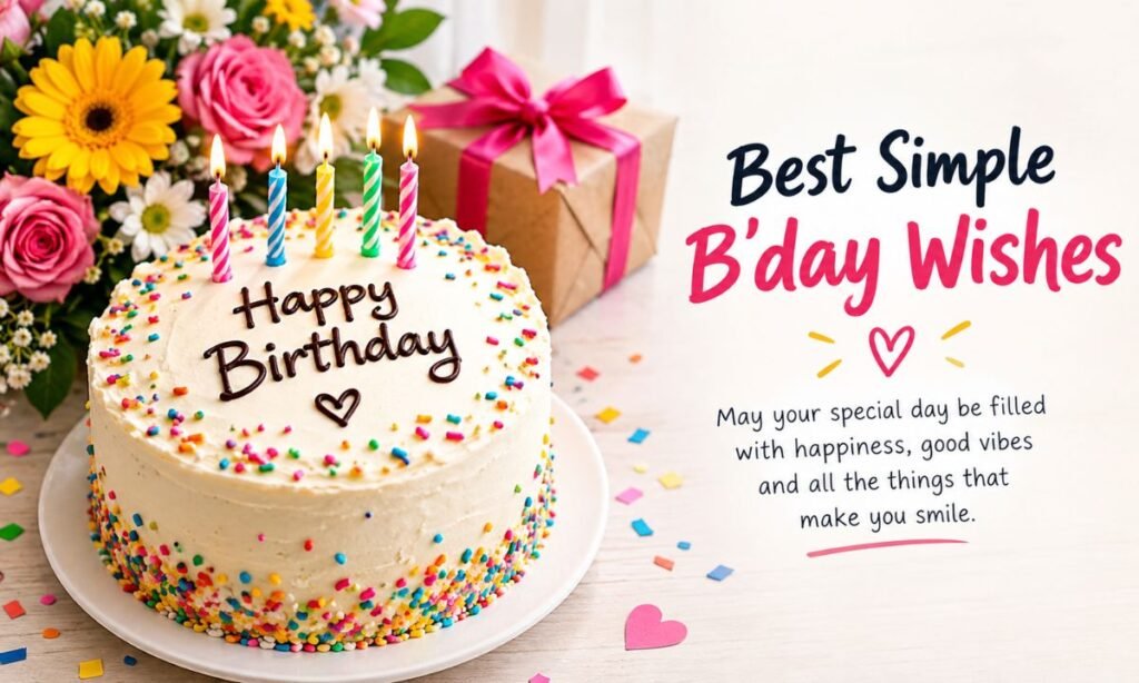 Best Simple B’day Wishes
