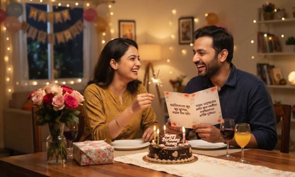 Birthday Card Messages for Husband in Marathi