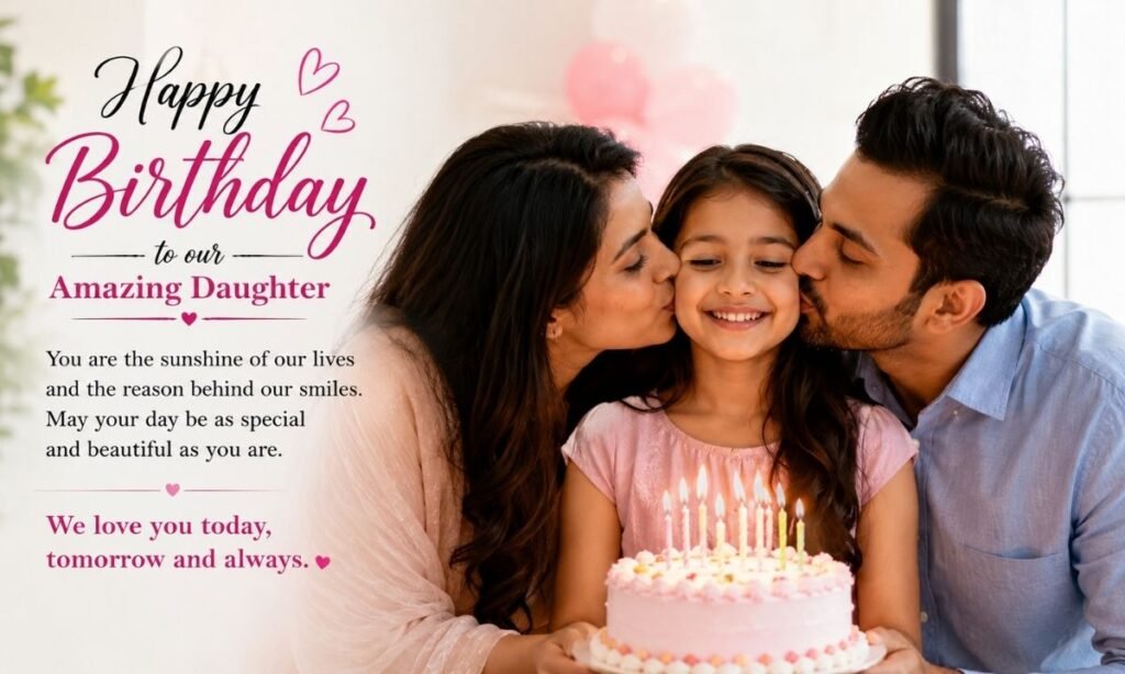 Birthday Wishes for Daughter from Parents